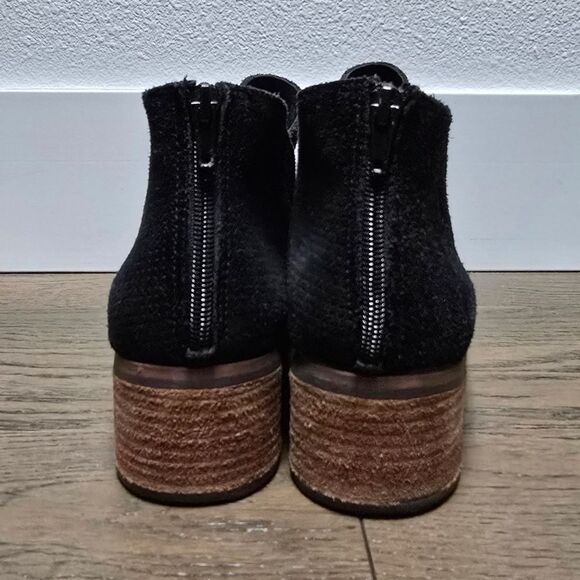 Kork Ease Maldon Suede Curved Bootie in Black - Picture 8 of 13